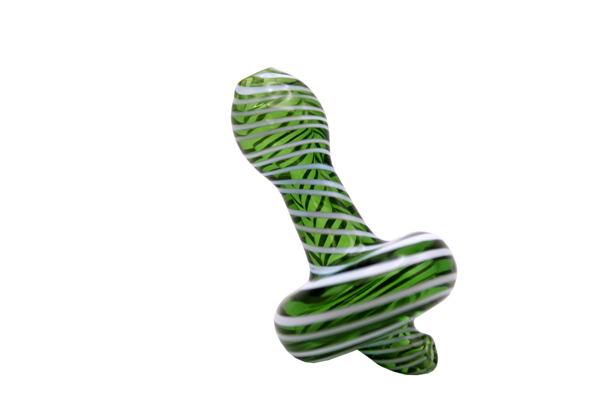 Tall Glass Dab Cap With Directional Hole