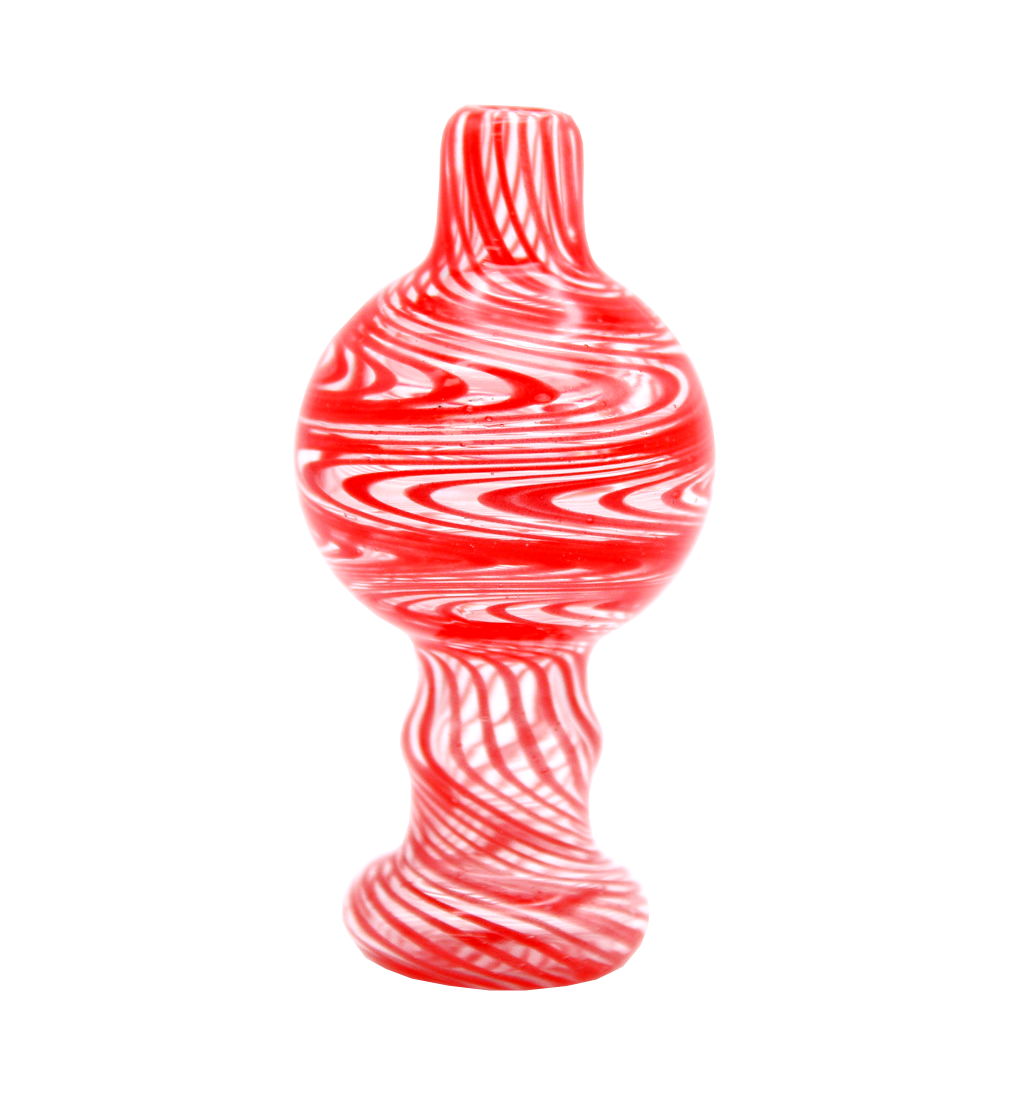Red Spiral Dab Cap 2Ct
