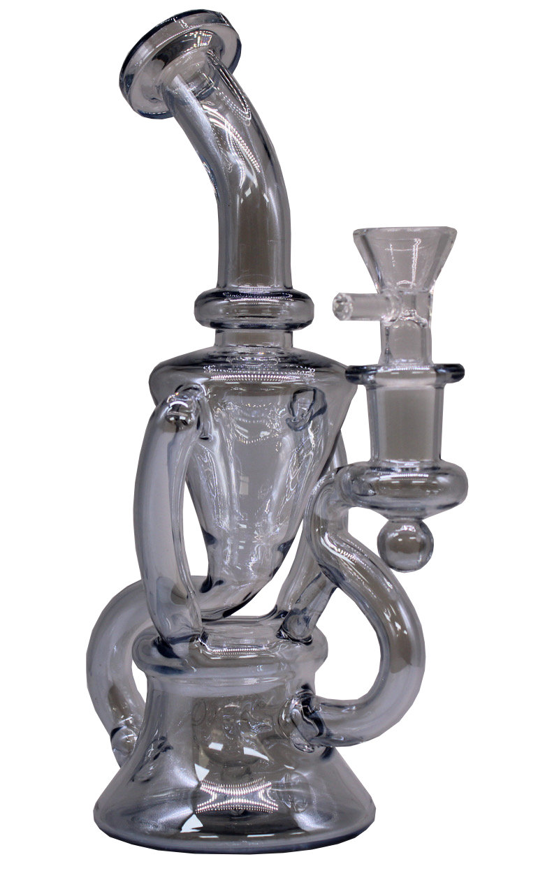 Holographic Recycler Waterpipe 8"
