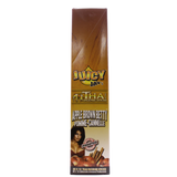 front view of the Juicy Jays apple brown betty incense sticks, made with genuine Thai techniques and with generous stick count.