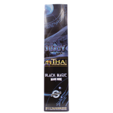 front view of the Juicy Jays black magic incense sticks, made with genuine Thai techniques and with generous stick count.