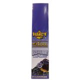 front view of the Juicy Jays black n' blueberry incense sticks, made with genuine Thai techniques and with generous stick count.