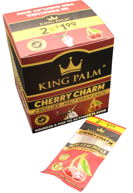 King Palm Cherry Charm Rollies 2Pk 20Ct