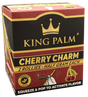 front view of the Kingpalm Cherry charm display box. made from natural palm leaves for natural and slow burn and juicy terpenes activator made for increased flavor.