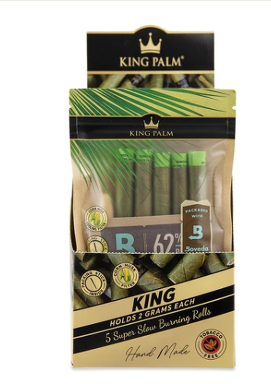 King Palm King Size Pre-Rolls 5ct 15pk
