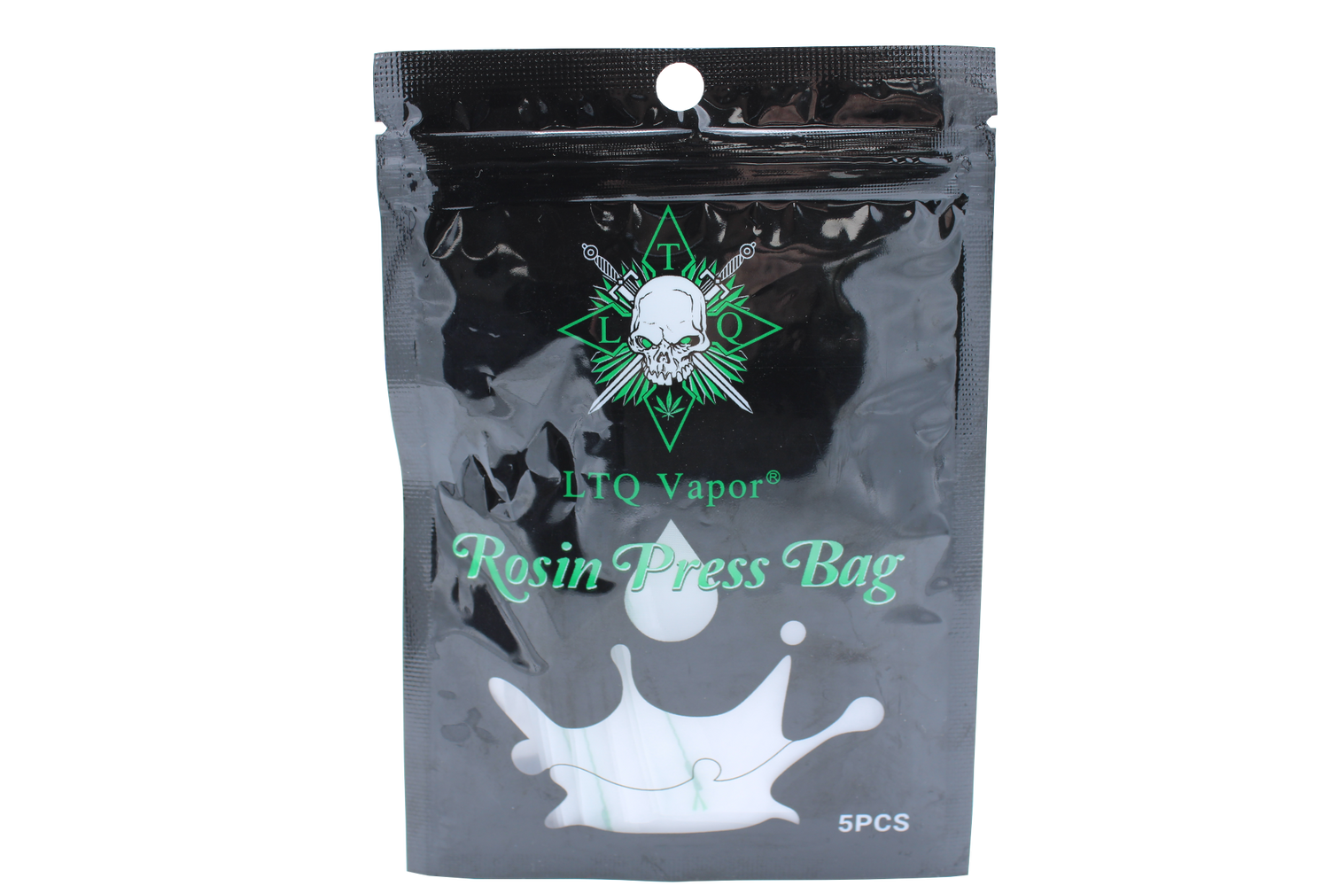 front view of the TQ Vapor Rosin Press bags, made of durable materials and improved architecture for superior production with higher and faster yields.