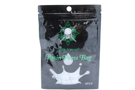 front view of the TQ Vapor Rosin Press bags, made of durable materials and improved architecture for superior production with higher and faster yields.