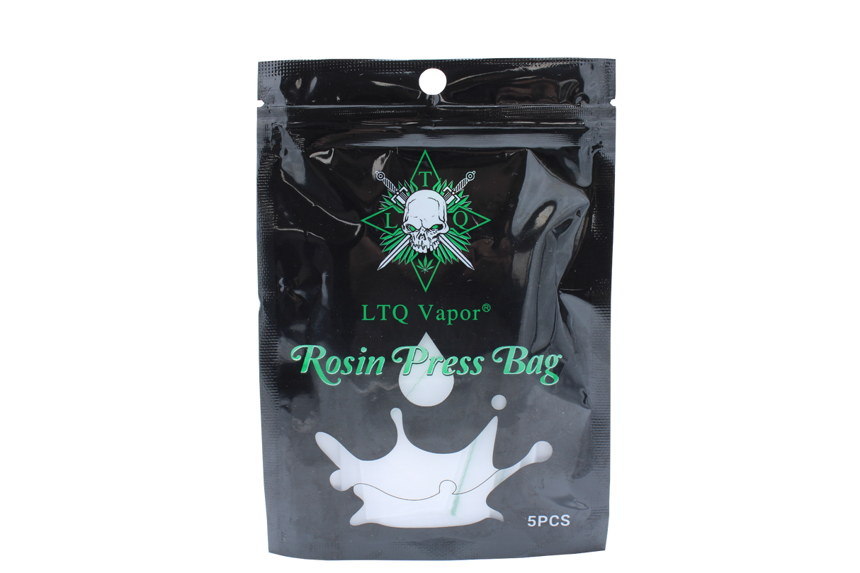 front view of the TQ Vapor Rosin Press bags, made of durable materials and improved architecture for superior production with higher and faster yields.