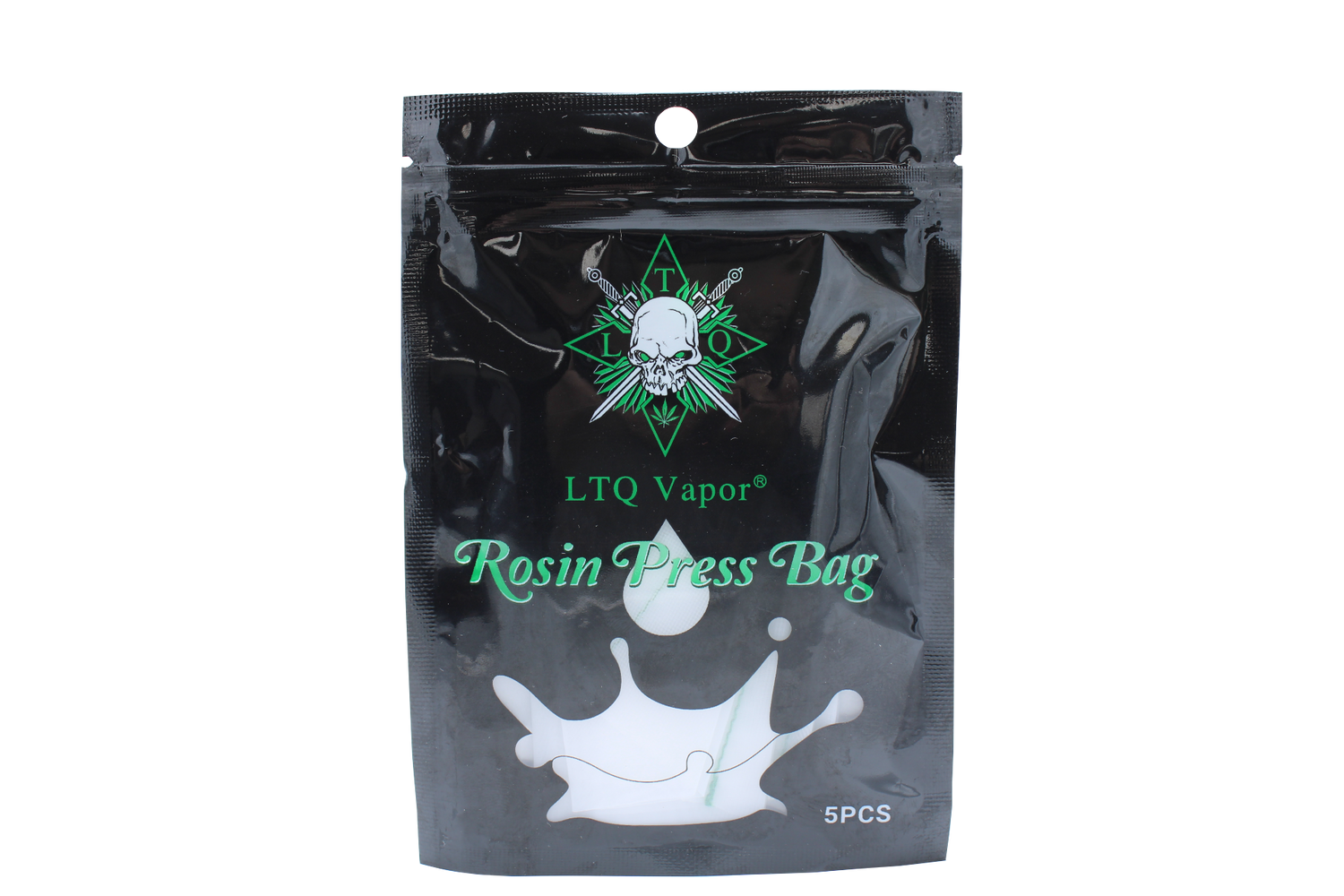 front view of the TQ Vapor Rosin Press bags, made of durable materials and improved architecture for superior production with higher and faster yields.