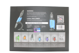box view of the Lookah Seahorse X, a multi use vaporizer that allows use as a concentrate vaporizer, concentrate straw, oil vaporizer, and e-nail. Made with a powerful battery for long term use.