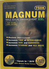 MAGNUM 750K XXL DIETARY SUPPLEMENT