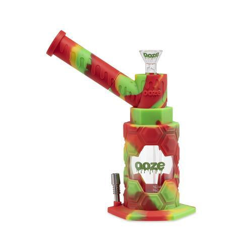 Ooze Mojo Silicone Glass Water Pipe & Nectar Collector