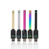 view of all the available colors for the ooze slim pen touchless batteries.