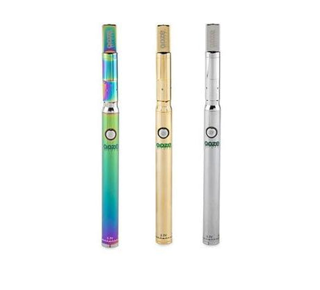 front view of the ooze slim twist pro. A improved vaporizer for waxes and oils. A best selling and high performance concentrate vaporizer in multiple colors.