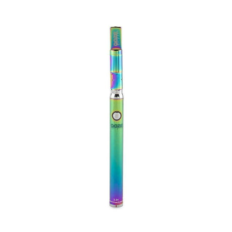 front view of the ooze slim twist pro. A improved vaporizer for waxes and oils. A best selling and high performance concentrate vaporizer in a titanium anodized like color coating.