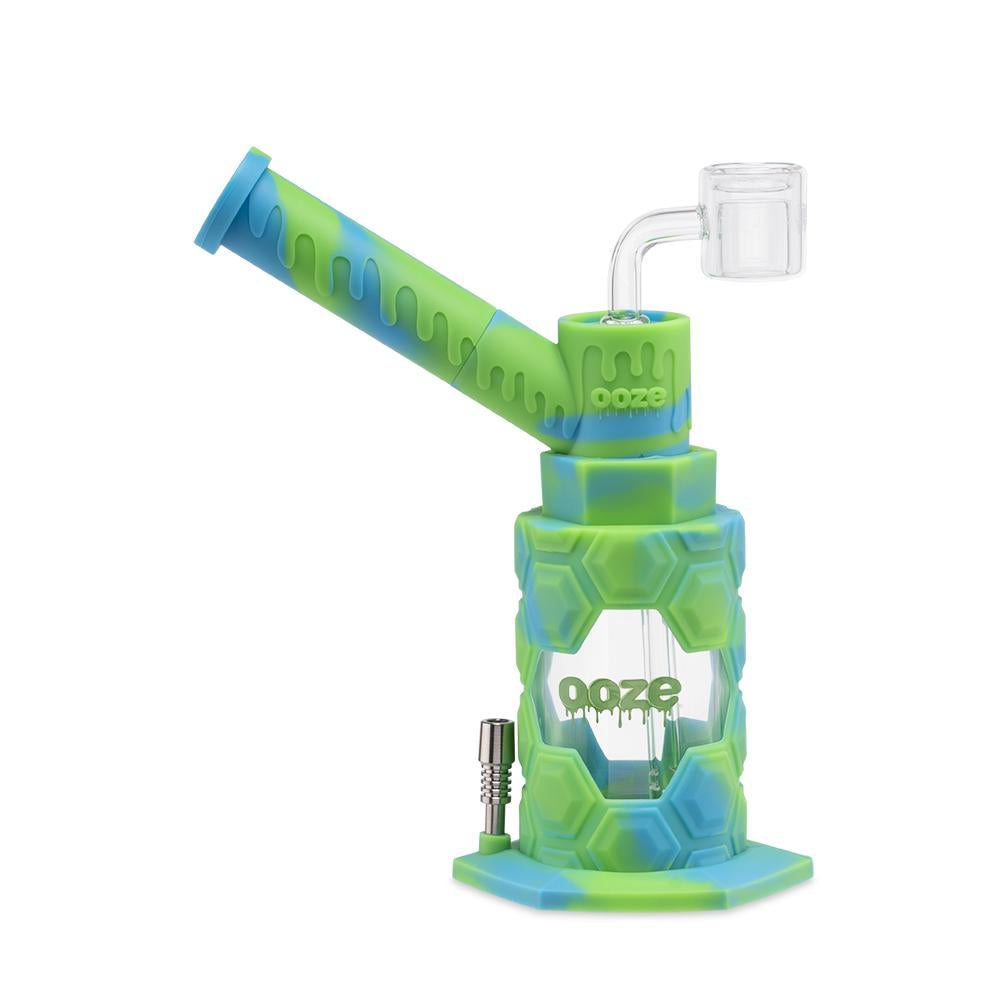 Ooze Mojo Silicone Glass Water Pipe & Nectar Collector