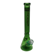 front view of the phoenix star 13.5" bong made from high quality glass. with two percolators for high filtering and vapor concentration.