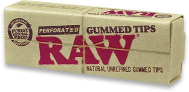 Raw - Perforated Gummed Tips - 24 ct.