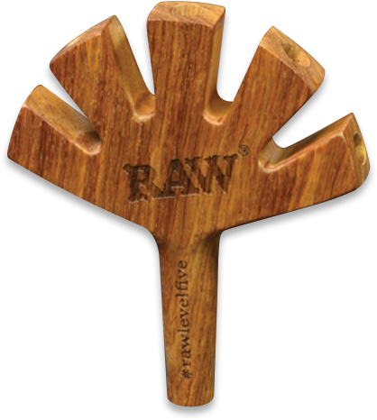 A front view of the RAW level five holder, a novelty cone holder, made for smoking enthusiasts from RAW. 