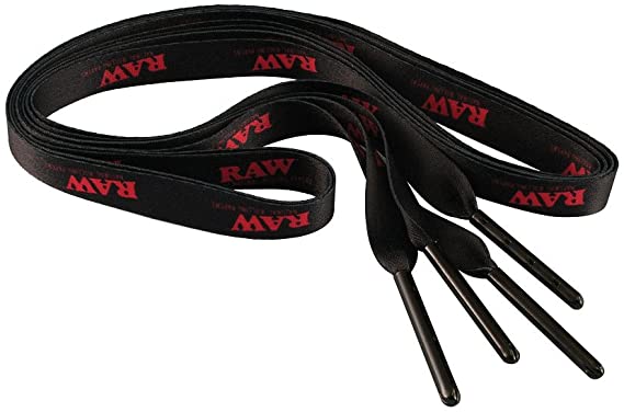 view of he RAW poker shoelaces.