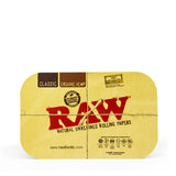 Front profile view of the RAW small magnetic tray cover. A perfect fit for RAW rolling strays to keep the content secure and safe.