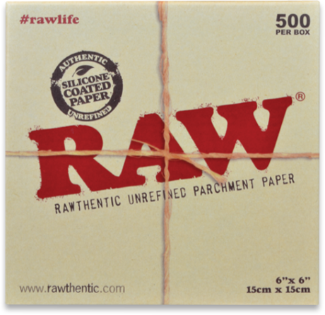 RAW 6"x6" Parchment Squares 500 ct.