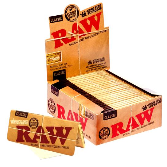 RAW Classic Supreme Rolling Paper King Size 40ct 24pk