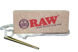 front view of the RAW gold poker tool, a handy poker tool that comes attacked with a necklace sting for ease of carry and convenient use.
