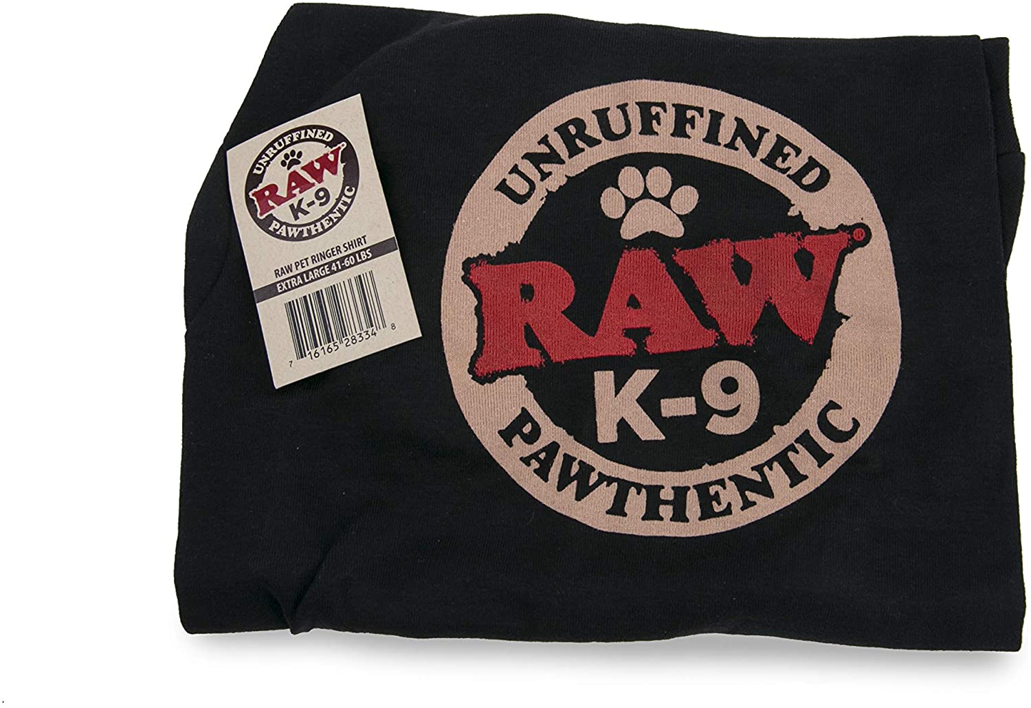 front view of the K9 pet ringer dog shirt. A high quality piece of apparel for dogs.