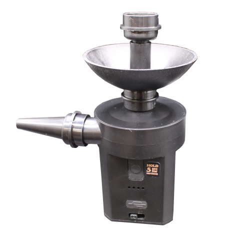 front view of the RAW smoke thrower. A machine made for group events, allowing someone to easily hotbot an entire room easily without having to put the effort in smoking