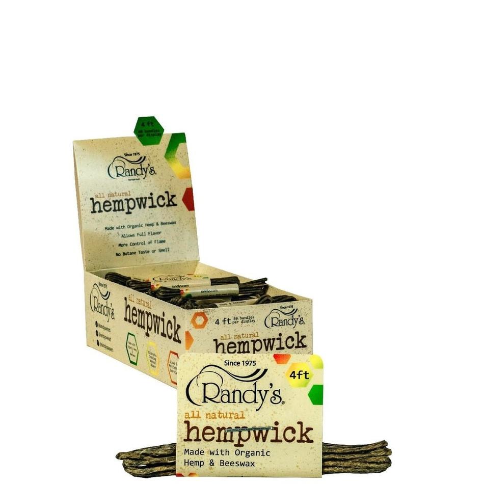 Randy's - 4ft. Hempwick Bundles 40pk. Display