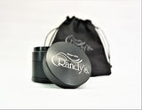 front view of the Randy's revolution grinder top and bag