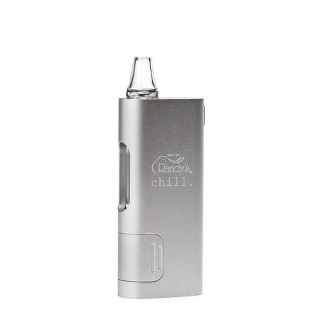 Front view of the Randy's Chill. A multi-use concentrate and herb vaporizer with a unique freezable tube for cold and smooth hits. 