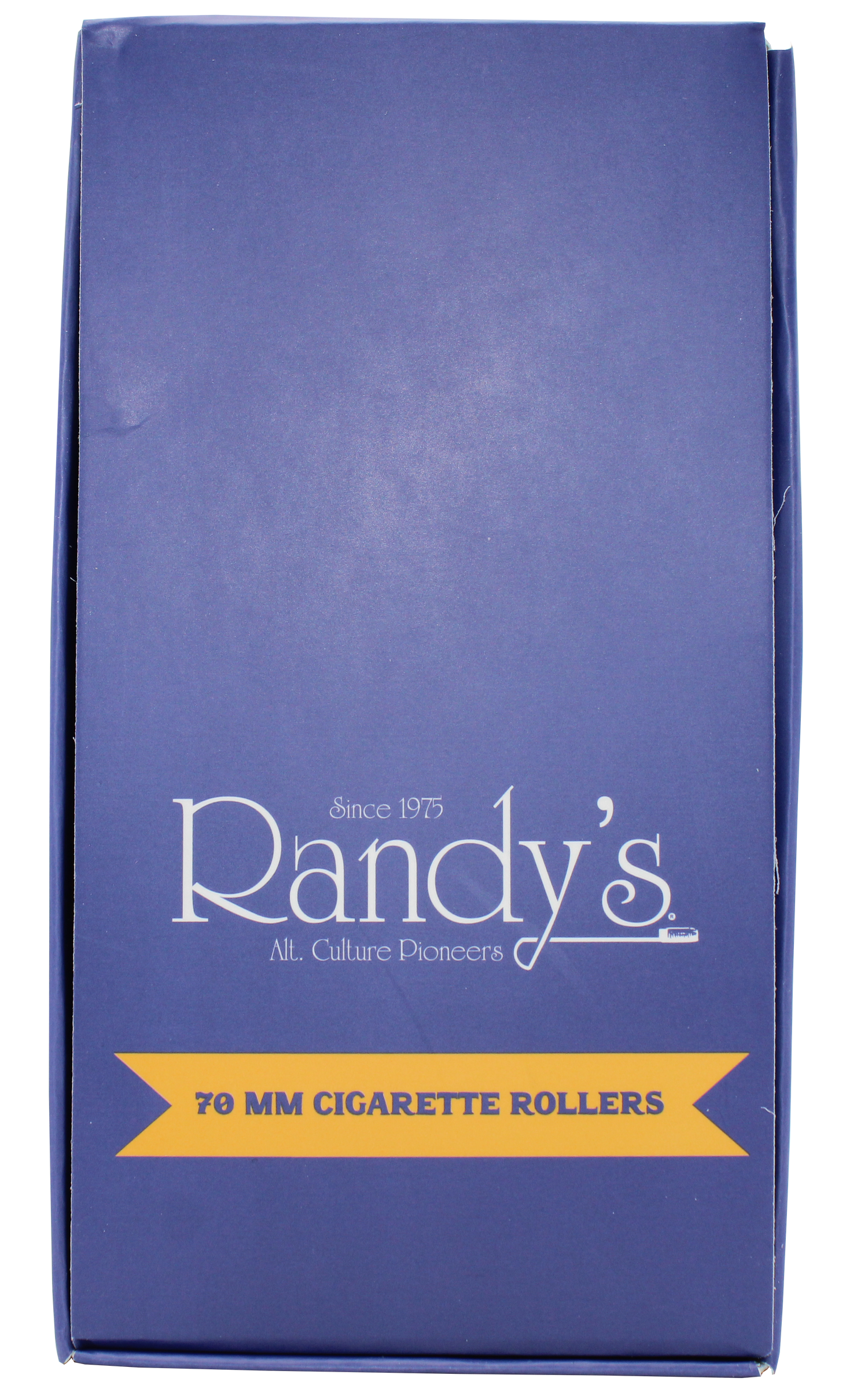 top view of the Randy's 70mm rolling machine display box. A simple but effective rolling machine providing the perfect roll consistently.