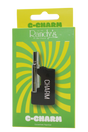 front view of the Randy's Cham vaporizer made with a durable body, tactile feel, and open panel chassis for compact and powerful smoking experience with black finish.