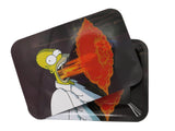 Rolling Tray With Magnetic Lid - Homer Breathing In Fire