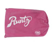 front view of pink carrying bag for the Runtz Pink LED rolling tray.