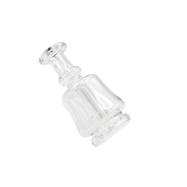 Full profile view of the SOC Vape replacement bubbler. A high quality glass product for replacement bubbler for SOC Vapes.
