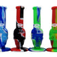Skull - Silicone Water Pipe 11"