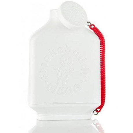 multi view of the smoke buddy Jr in white. A portable anti odor filtration device for smokers.