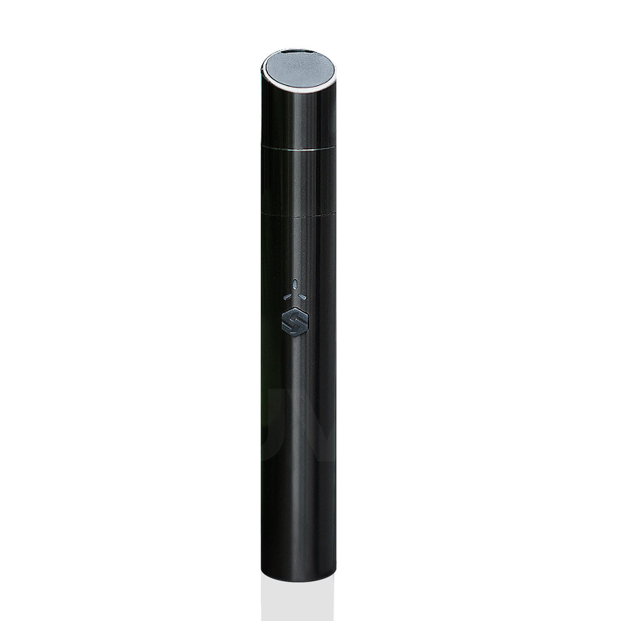 front view of the Stone smith's Slash in black. A premium concentrate pen that is built with a improved airflow system for better dabbing experience.