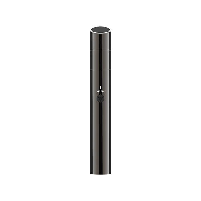 front view of the Stone smith's Slash in black. A premium concentrate pen that is built with a novel airflow system for enthusiasts.