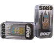 front view of the strio bolt 2 sided battery mod, a reliable vaporizer with two panels around a long lasting battery for constant daily use.