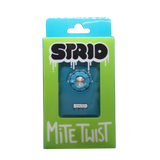 front view of the Strio Mite Twist a unique vaporizer with strong battery and a analogue temperature adjustment similar to a combination lock for a more tactile feel.