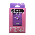 front view of the Strio Mite Twist a unique vaporizer with strong battery and a analogue temperature adjustment similar to a combination lock for a more tactile feel.