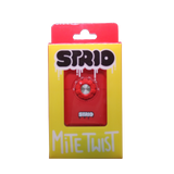 front view of the Strio Mite Twist a unique vaporizer with strong battery and a analogue temperature adjustment similar to a combination lock for a more tactile feel.