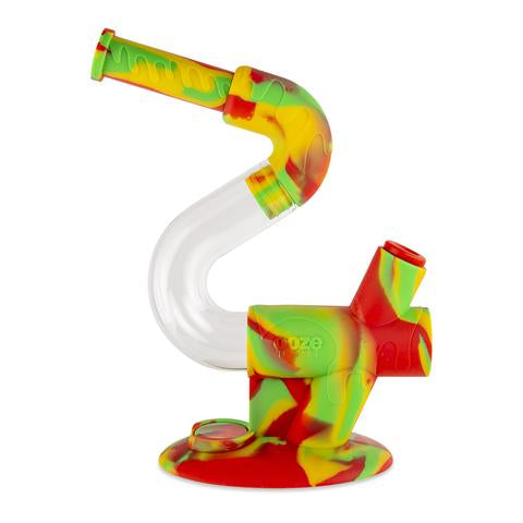Ooze Swerve Silicone Glass Water Pipe & Nectar Collector