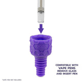 Ooze Swerve Silicone Glass Water Pipe & Nectar Collector