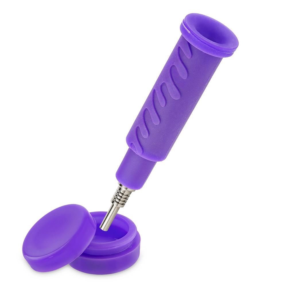 Ooze - Swerve Silicone Glass Water Pipe & Nectar Collector