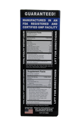 rear view of the total stealth 20oz detox kit. A full detox solution with a strong formula along with capsules for continued results.